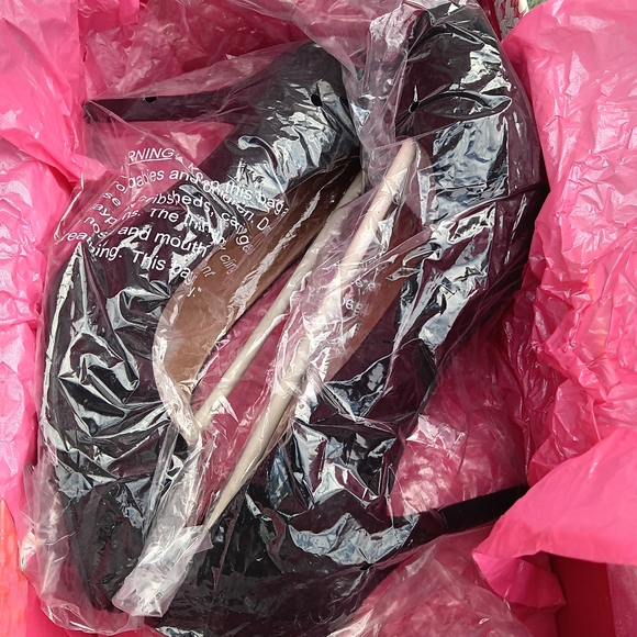 Black Sued size 9 High Heels - Picture 5 of 7